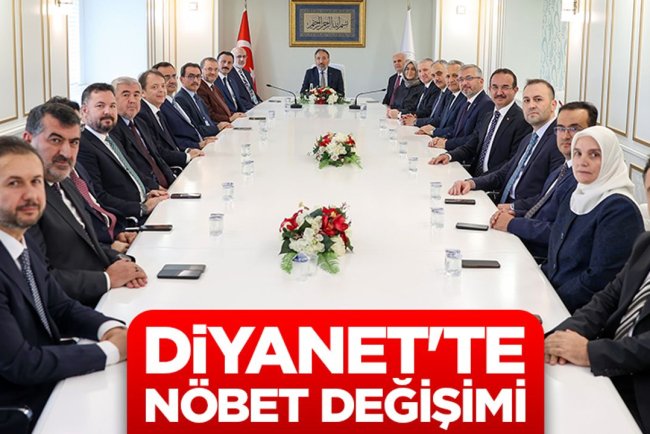 Diyanet'te nöbet değişimi