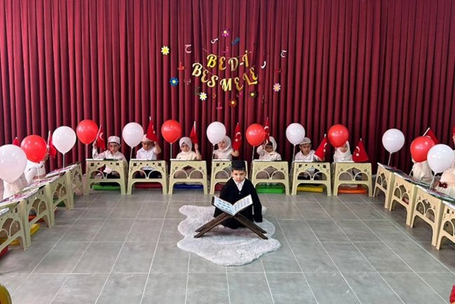 Yahyalı'da minikler besmele çekti