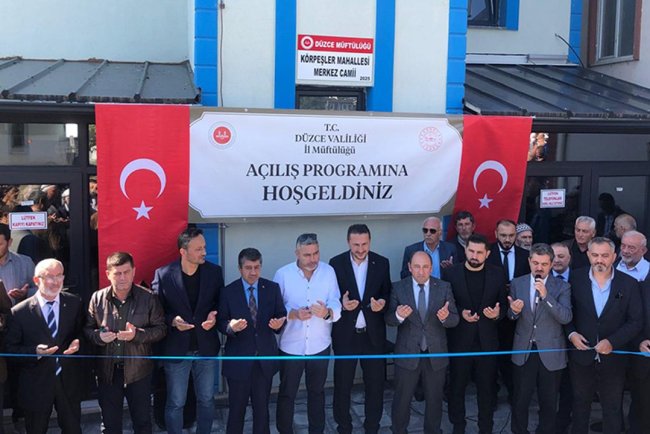 Düzce Merkez Körpeşler Mahallesi Camii açıldı