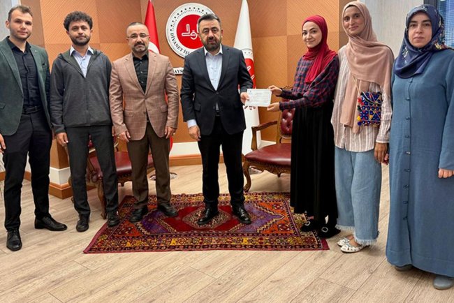 TDV uluslararası öğrencilerinden Gazze'ye yardım