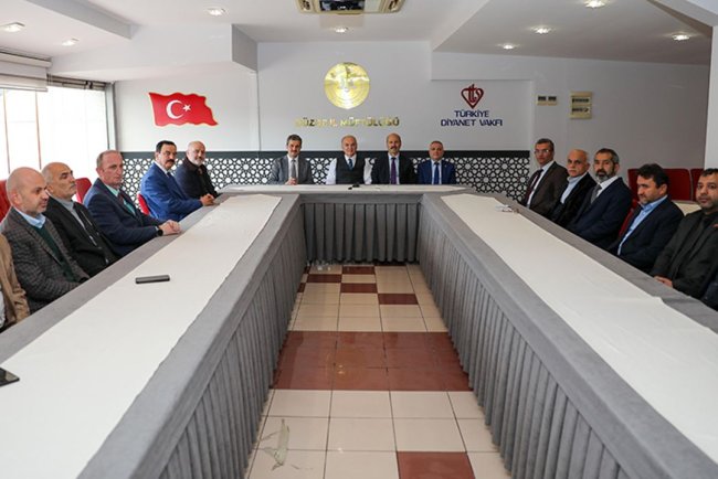 Başkan Özlü'den din görevlilerine ziyaret