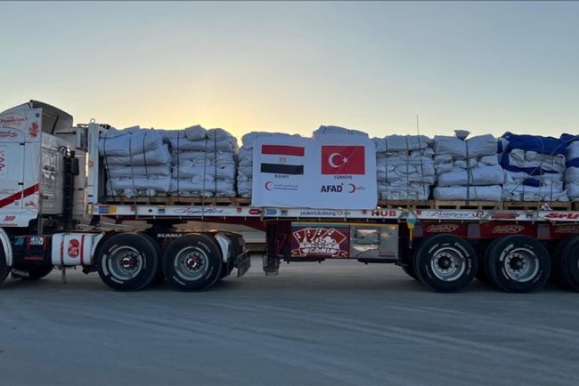 AFAD'dan Türkiye'nin Gazze'ye yönelik yardımlarına ilişkin açıklama