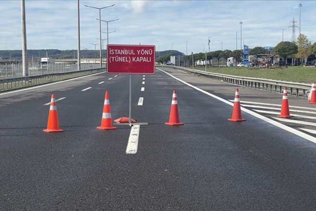 Bolu Dağı Tüneli İstanbul yönü, 31 Ekim'e kadar günde 5 saat kapatılacak
