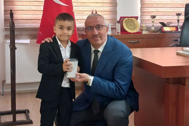 Erdekli minikden kocaman iyilik