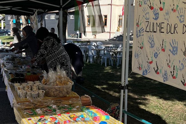 Pazarlar'da Gazze farkındalığı