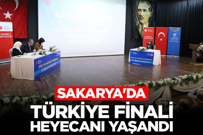 Sakarya'da Türkiye finali heyecanı yaşandı