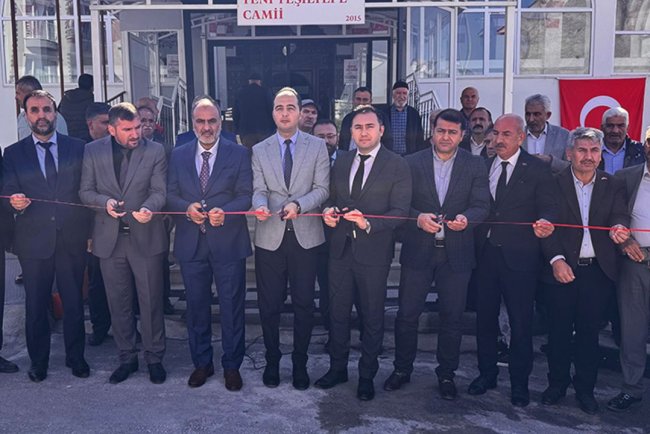Yeni Yeşiltepe Camii dualarla açıldı