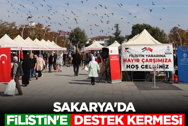 Sakarya'da Filistin'e destek kermesi