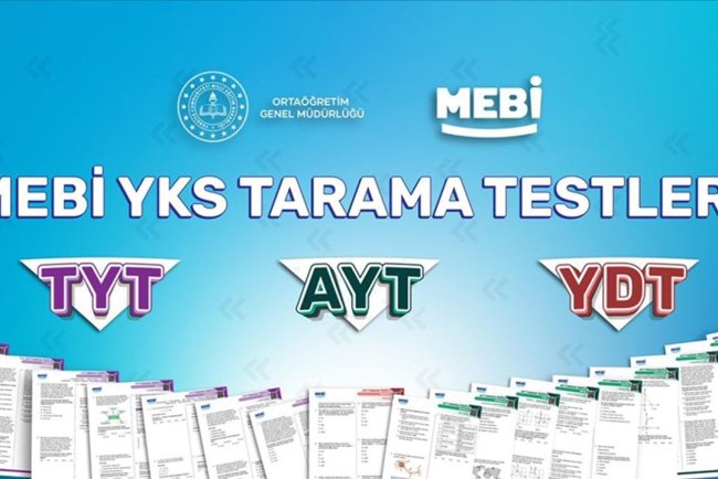 MEBİ'de "YKS Tarama Testleri" öğrencilerin kullanımına sunuldu