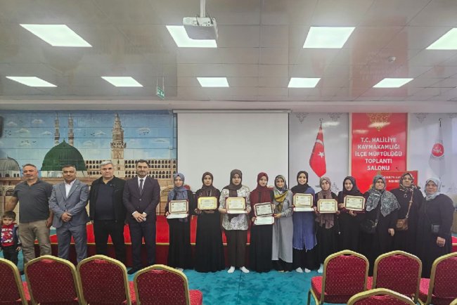 Haliliye'de 46 öğrenci icazet aldı