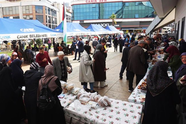 Canik'ten Gazze'ye kardeş eli