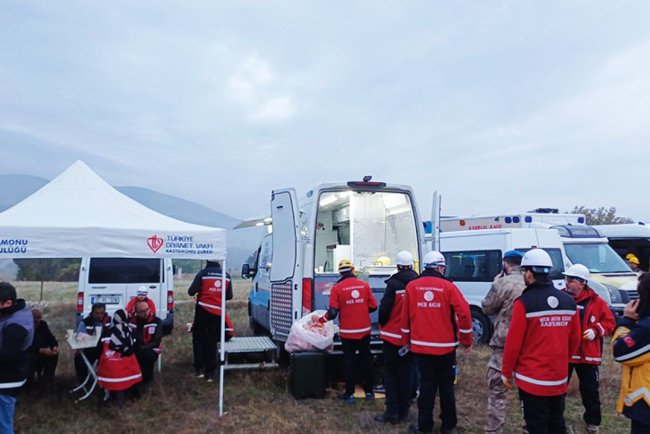 TDV Kastamonu Şubesi, bölgesel deprem tatbikatına katıldı