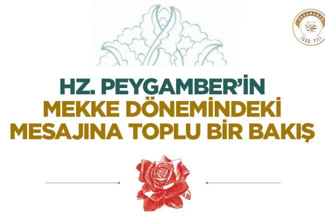 Hz. Peygamber’in Mekke Dönemindeki Mesajına Toplu Bir Bakış