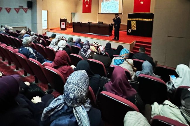 Trabzon'da umreciler bilgilendirildi