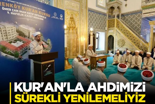 Müftü Tuncel: Kur'an'la ahdimizi sürekli yenilemeliyiz