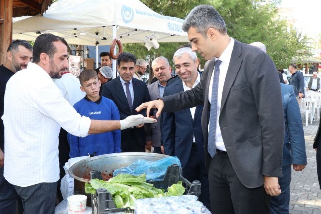 Bozova'da Gazze için yardım kermesi düzenlendi