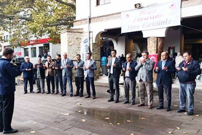 Şaphane'de Gazze için kermes açıldı