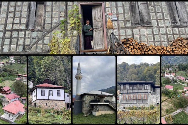 Kestane ağacından yapılan tescilli evler Arılı köyüne ziyaretçi çekiyor