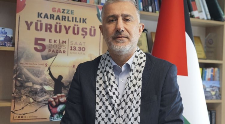 Ankara'da 'Gazze Kararlılık Yürüyüşü' düzenlenecek