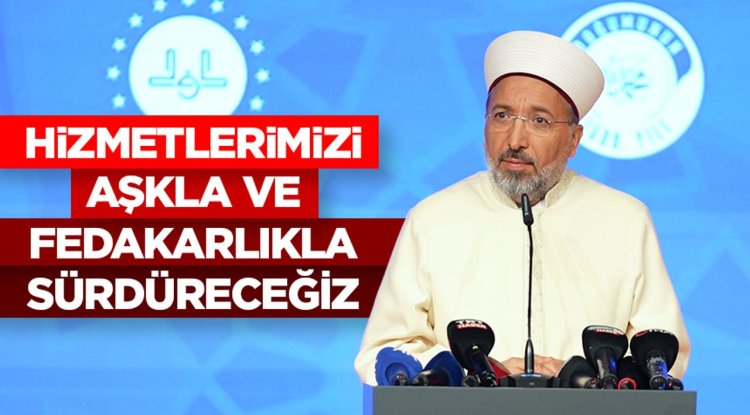 Başkan Arpaguş: Hizmetlerimizi aşkla ve fedakarlıkla sürdüreceğiz