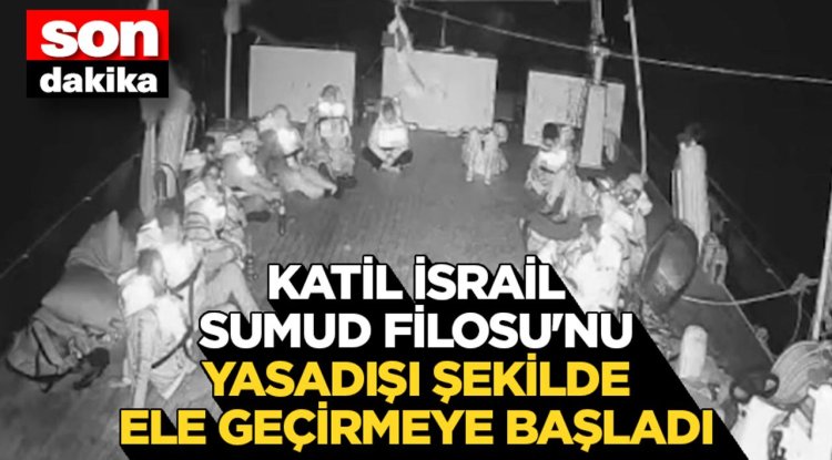 Küresel Sumud Filosu'na saldıran işgalci unsurları, gemileri yasadışı şekilde ele geçirmeye başladı