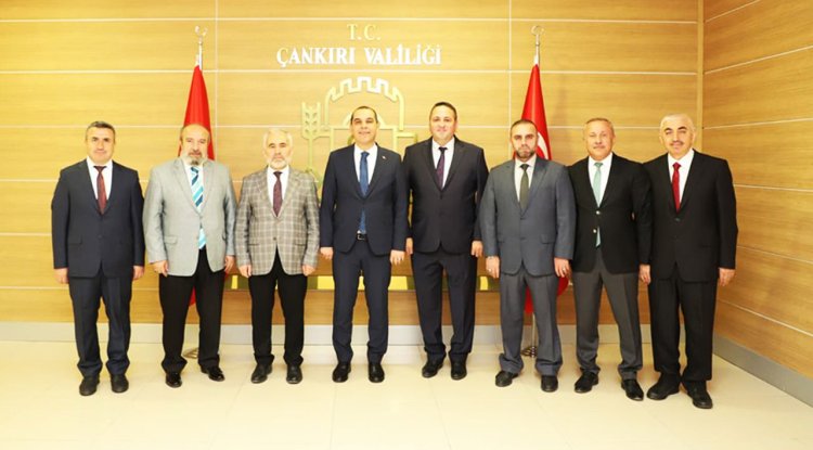 Çankırı Valisi Taşolar, din görevlilerini kabul etti