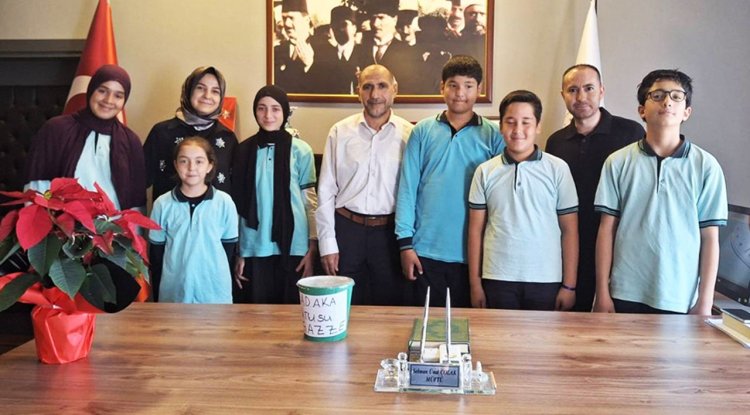 Seydikemerli öğrencilerden Filistin'e destek