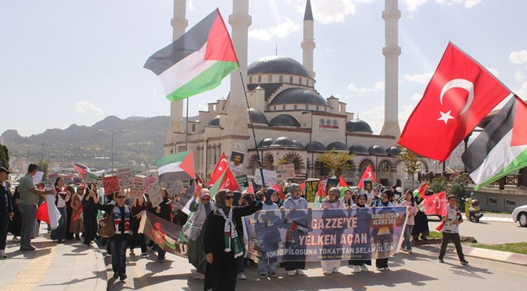 Müftülüklerin Filistin'e desteği sürüyor