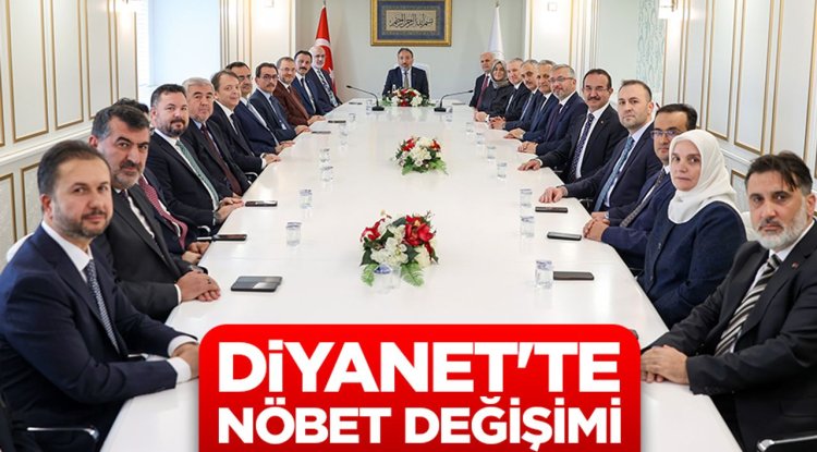 Diyanet'te nöbet değişimi