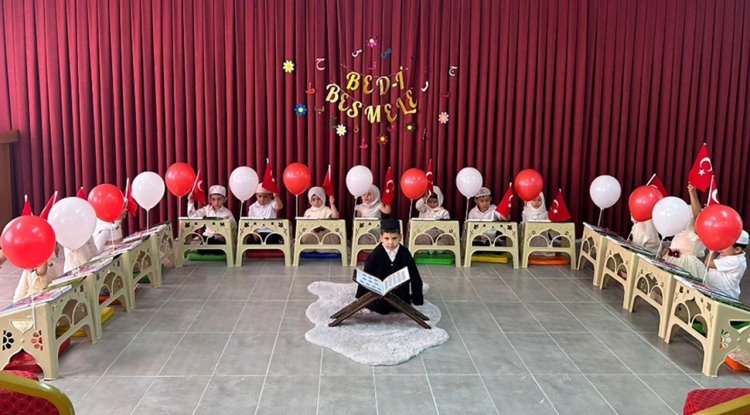 Yahyalı'da minikler besmele çekti