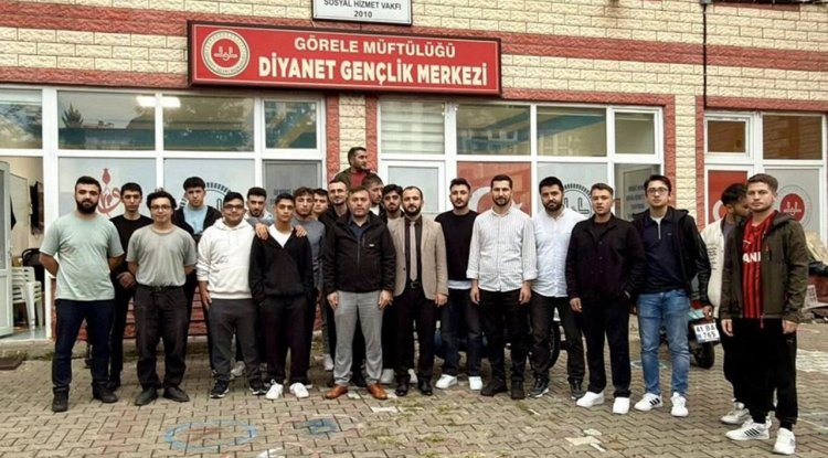 Görele Müftülüğü üniversite öğrencilerini ağırladı