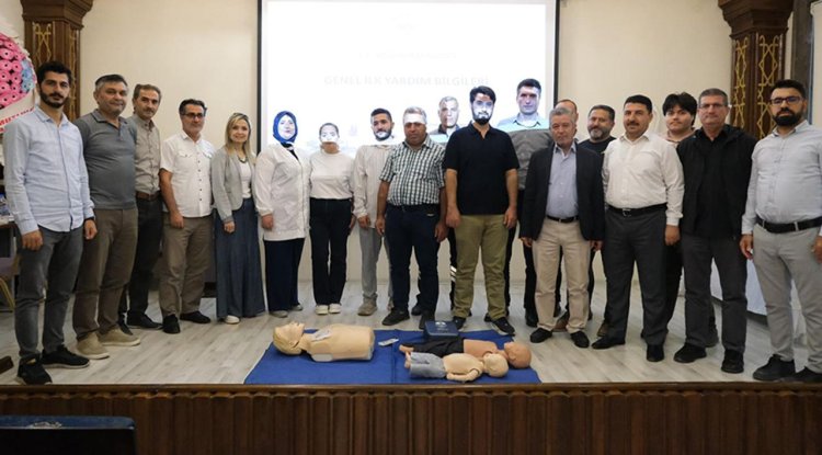 Adana'da personele "İlk Yardım Eğitimi"