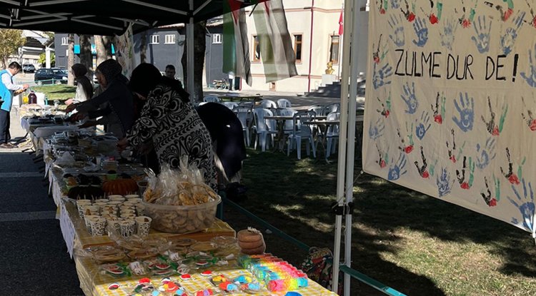 Pazarlar'da Gazze farkındalığı