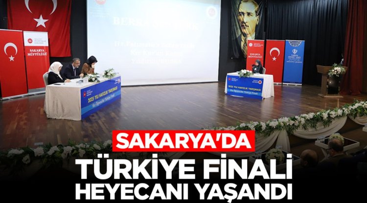 Sakarya'da Türkiye finali heyecanı yaşandı