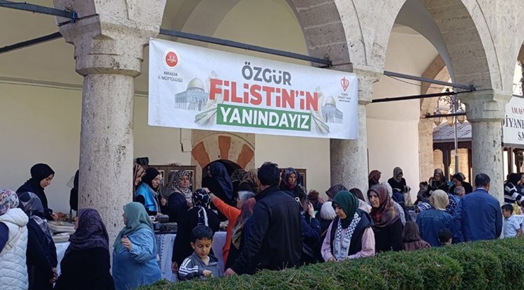 Amasya'da Gazze yararına kermes düzenlendi