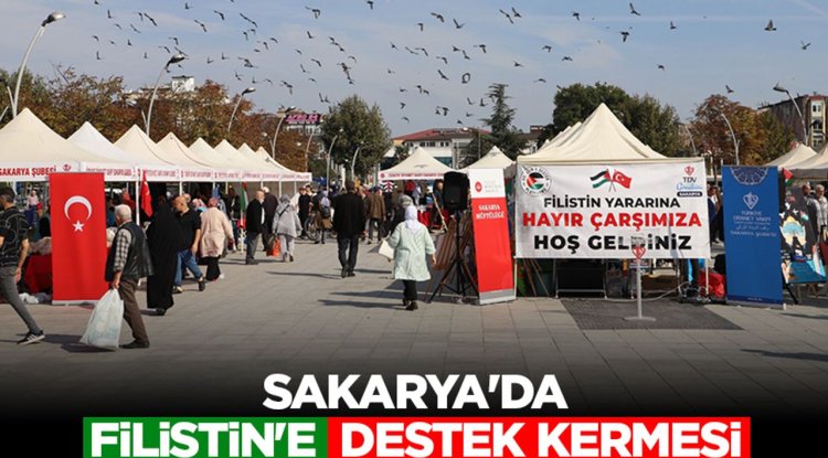 Sakarya'da Filistin'e destek kermesi