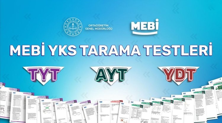 MEBİ'de "YKS Tarama Testleri" öğrencilerin kullanımına sunuldu