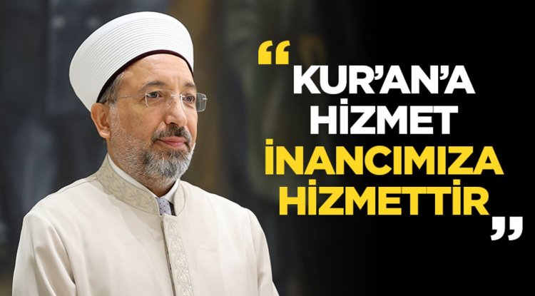 Prof. Dr. Arpaguş: Kur’an’a hizmet, inancımıza hizmettir