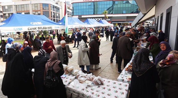 Canik'ten Gazze'ye kardeş eli