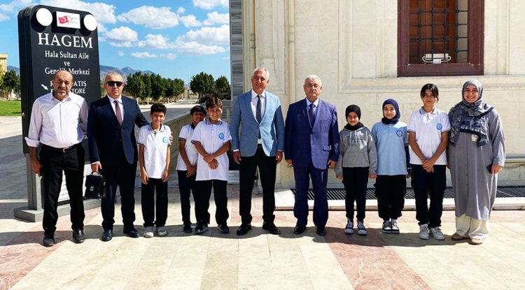 Hala Sultan İlahiyat Koleji'nden anlamlı ziyaret