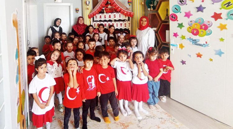 4-6 Yaş Kur’an kurslarında bayram coşkusu