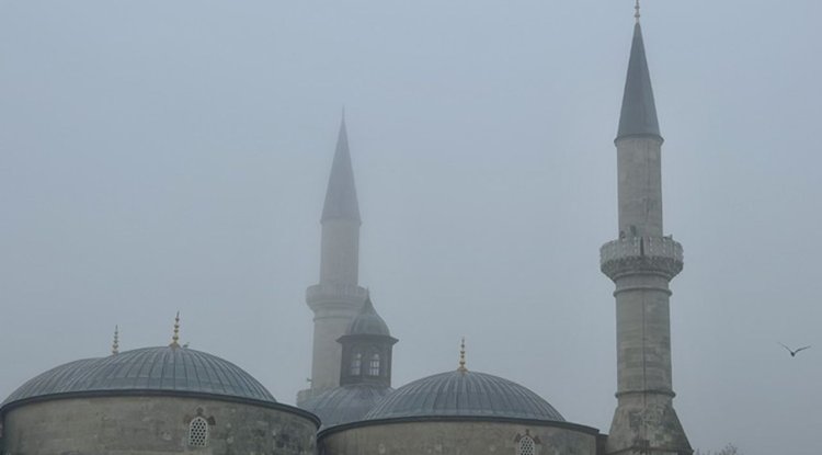 Edirne'de yoğun sis etkili oluyor