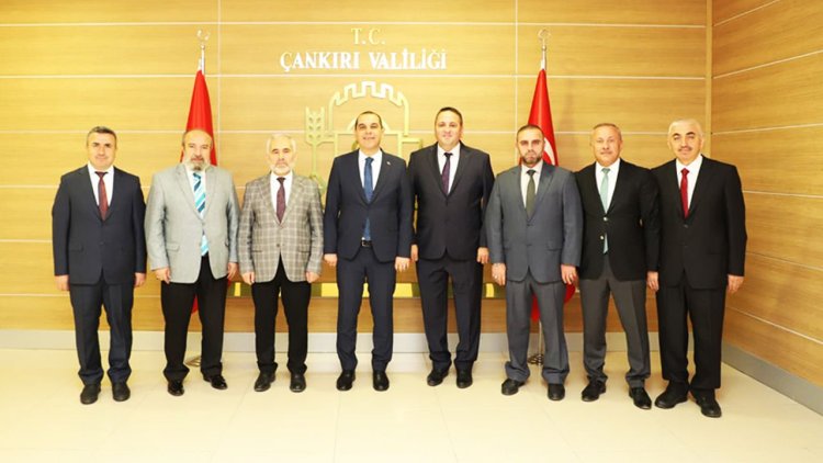 Çankırı Valisi Taşolar, din görevlilerini kabul etti