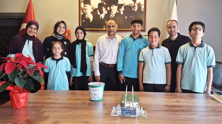 Seydikemerli öğrencilerden Filistin'e destek