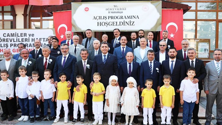 Düzce'de "Camiler ve Din Görevlileri Haftası" programı
