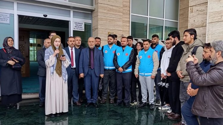 Muğla'da gençler, Gazze için bir araya geldi