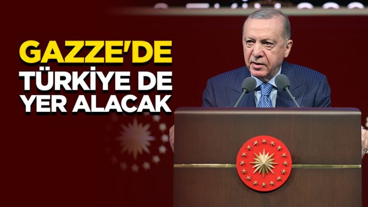 Cumhurbaşkanı Erdoğan: Gazze'deki anlaşmanın uygulamalarını takip edecek görev gücünde Türkiye de yer alacak