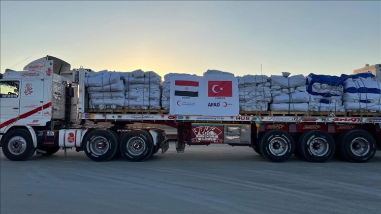 AFAD'dan Türkiye'nin Gazze'ye yönelik yardımlarına ilişkin açıklama