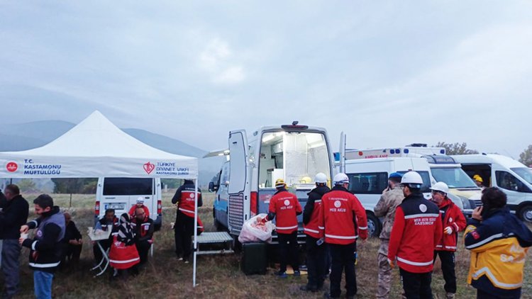 TDV Kastamonu Şubesi, bölgesel deprem tatbikatına katıldı