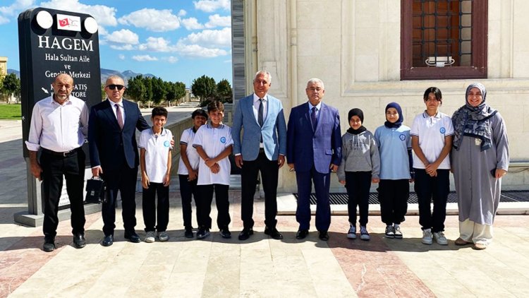 Hala Sultan İlahiyat Koleji'nden anlamlı ziyaret